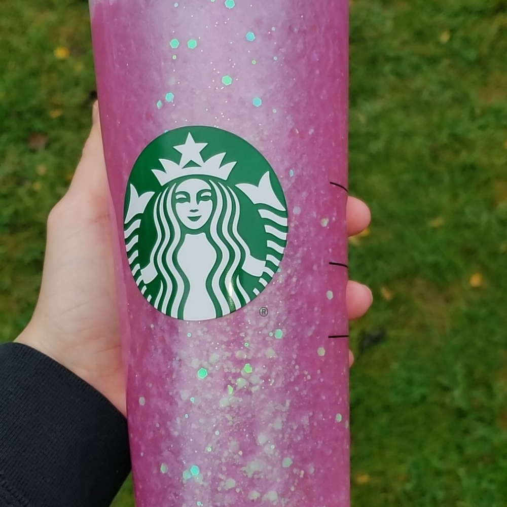 Starbucks snowglobe tumbler